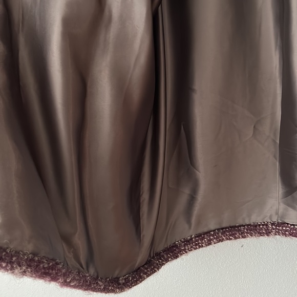 Nikos • Vintage 70s-80s Handwoven Art Knit Purple Sweater Blazer Jacket One Size - Picture 6 of 17